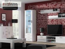 Комод Soho/Uni белый матовый/белый глянец Cama
