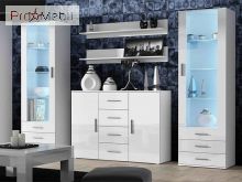 Комод Soho/Uni белый матовый/белый глянец Cama