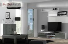 Комод Soho/Uni Soho білий матовий/сірий глянець Cama