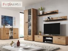 ТВ тумба S-3 180 Soho дуб лефкас/чорний Cama