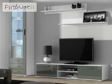 Гостиная Soho 1 белый матовый/серый глянец Cama