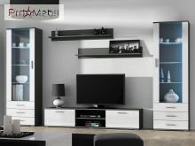 Гостиная Soho 4 серый матовый/белый глянец Cama