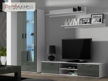 Гостиная Soho 8 белый матовый/серый глянец Cama