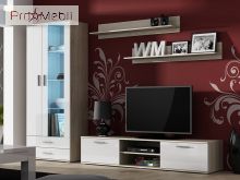 Гостиная Soho 8 дуб сонома/белый глянец Cama