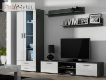 Гостиная Soho 8 серый матовый/белый глянец Cama