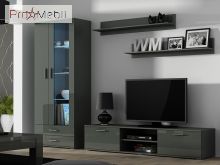 Гостиная Soho 8 серый матовый/серый глянец Cama