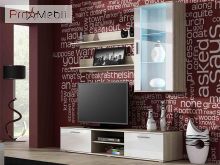 Гостиная Soho 5 дуб сонома/белый глянец Cama