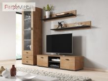 Гостиная Soho 7 дуб лефкас/черный Cama