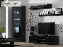Вітальня Soho 7 чорний матовий/чорний глянець Cama