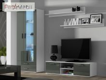 Гостиная Soho 11 белый матовый/серый глянец Cama