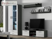 Гостиная Soho 11 серый матовый/белый глянец Cama