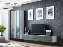 Комод навісний Vigo білий матовий/сірий глянець Cama