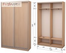 Шафа купе Roko 2.22.242.45-1 2 ДСП 120