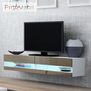 ТВ тумба навісна 140 New Vigo білий матовий/лате глянець Cama