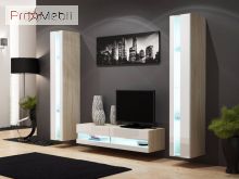 ТВ тумба навісна 140 New Vigo дуб сонома/білий глянець Cama