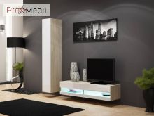 ТВ тумба навісна 140 New Vigo дуб сонома/білий глянець Cama