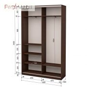 Шкаф-купе Roko 2.42.242.45-2 2 ДСП 140