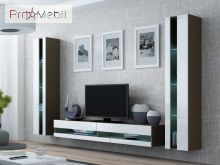 ТВ тумба навесная 180 New Vigo латте/белый глянец Cama