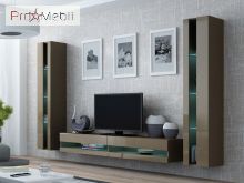 ТВ тумба навісна 180 New Vigo лате/лате глянець Cama