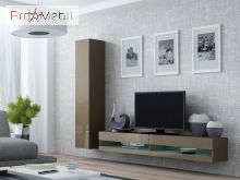 ТВ тумба навісна 180 New Vigo лате/лате глянець Cama