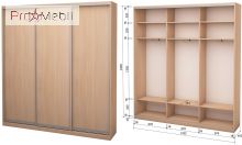 Шафа-купе Roko 3.333.242.45-2 3 ДСП 179.2