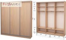 Шафа-купе Roko 3.333.242.45-2 3 ДСП 209.2