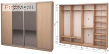 Шафа-купе Roko 4.2226.242.45-2 2 ДСП 2 дзеркала