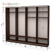 Шафа-купе Roko 4.2233.242.45-4 2 ДСП 2 дзеркала