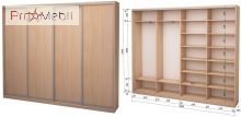 Шафа-купе Roko 4.2266.242.45-1 4 ДСП