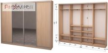 Шафа-купе Roko 4.2442.242.45-2 2 ДСП 2 дзеркала