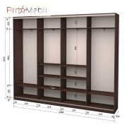 Шафа-купе Roko 4.2442.242.45-2 2 ДСП 2 дзеркала