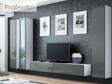 Гостиная 2 Vigo белый матовый/серый глянец Cama