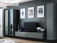 Гостиная 2 Vigo серый матовый/серый глянец Cama