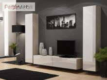 Вітальня 4 Vigo дуб сонома/білий глянець Cama