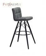 Стілець Flex Bar 75 ЕК сірий 1001 BK Onder Mebli