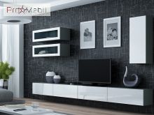Гостиная 11 Vigo серый матовый/белый глянец Cama
