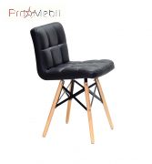 Стул Flex XXL черный ЭК Onder Mebli