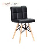 Стул Flex XXL черный ЭК Onder Mebli