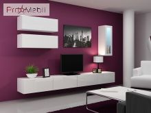 Гостиная 12 Vigo белый матовый/белый глянец Cama