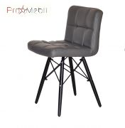 Стілець Flex BK сірий 1001 ЕК Onder Mebli