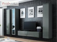 Гостиная 15 Vigo серый матовый/серый глянец Cama