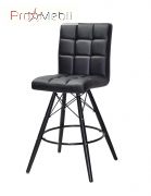 Стул Marcus Bar BK 65 ЭК черный Onder Mebli