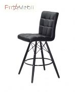 Стул Marcus Bar BK 65 ЭК черный Onder Mebli
