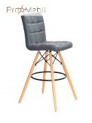 Стілець Marcus Bar 75 ЕК сірий 1001 Onder Mebli