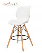 Стул Nolan Bar 65 ЭК белый Onder Mebli