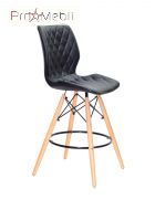 Стул Nolan Bar 65 ЭК черный Onder Mebli