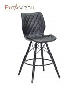 Стул Nolan Bar BK 65 ЭК черный Onder Mebli