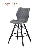 Стул Nolan Bar BK 65 ЭК серый 1001 Onder Mebli