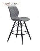 Стул Nolan Bar BK 65 ЭК серый 1001 Onder Mebli