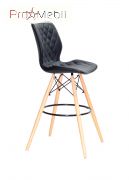 Стул Nolan Bar 75 ЭК черный Onder Mebli